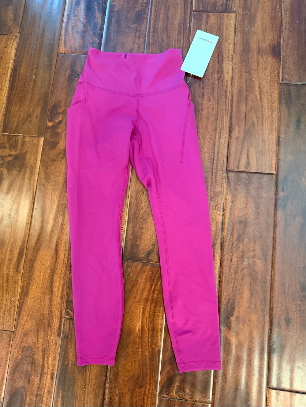 lululemon Wunder Train 25”Bright Magenta High-Rise